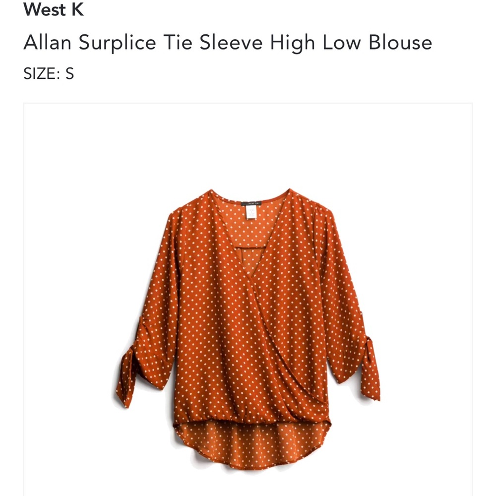 West K High Low Blouse